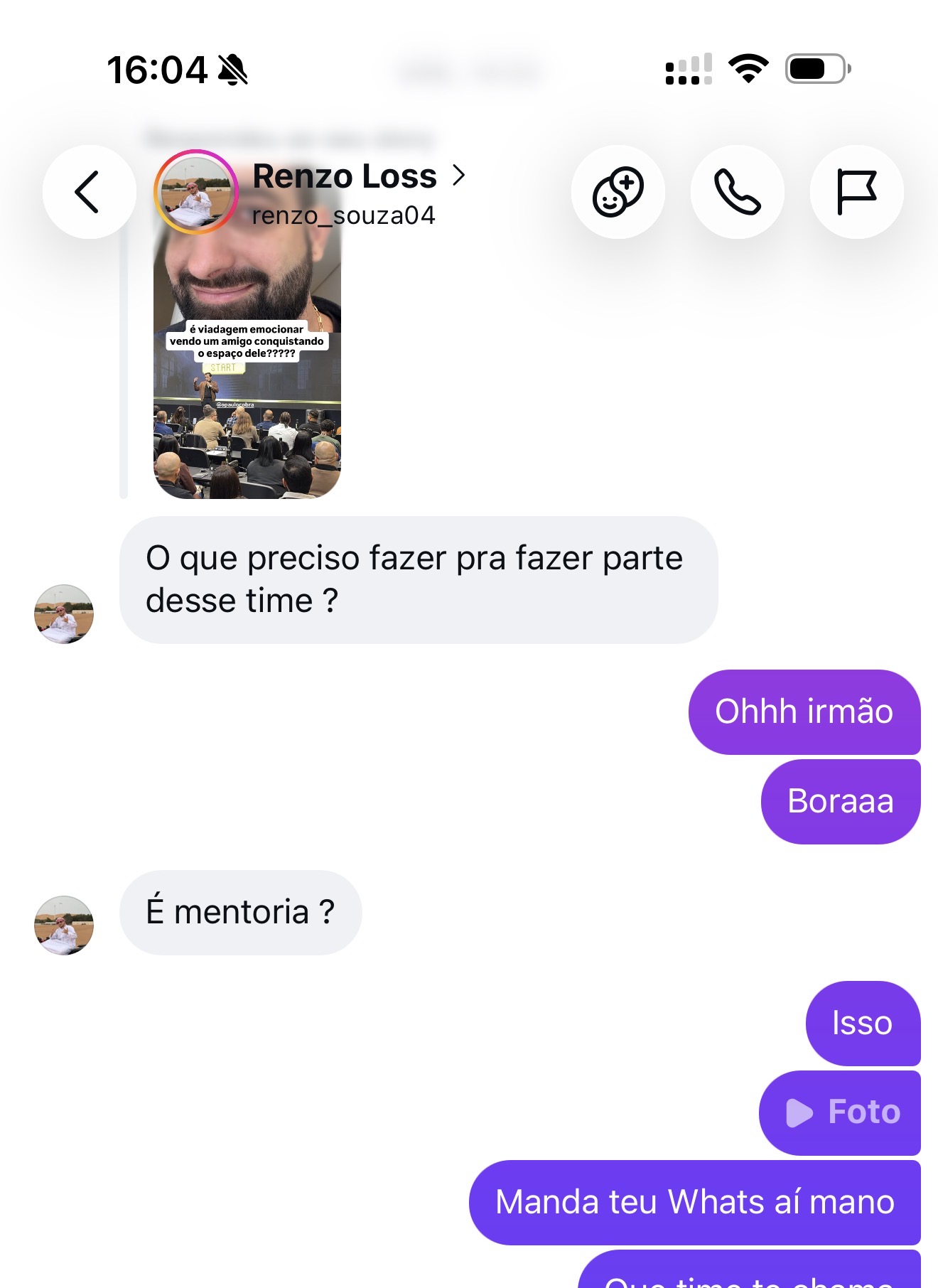 Print de conversa real 2